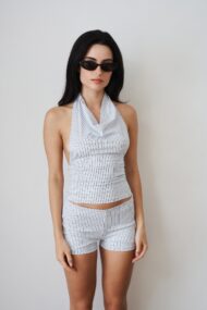 Cadence Pinstripe Top